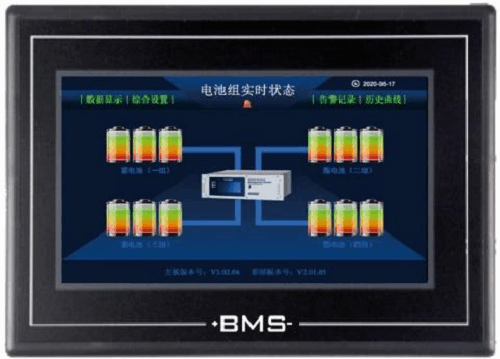 BS6000D蓄电池在线监测装置彩色触摸屏图 BS6000D蓄电池在线监测装置彩色触摸屏图